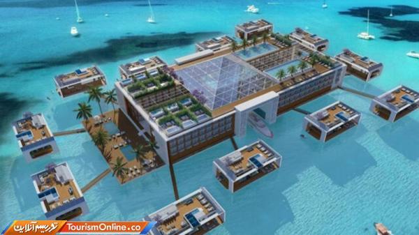 ساخت یک هتل شناور پیشرفته در دبی